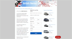 Desktop Screenshot of britishrentalcar.com